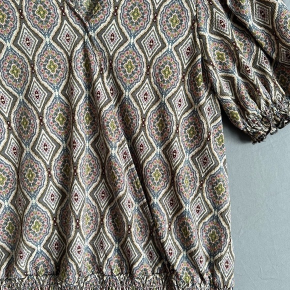 Melloday Women’s Blouse Top Smocking Medium - Picture 4 of 4